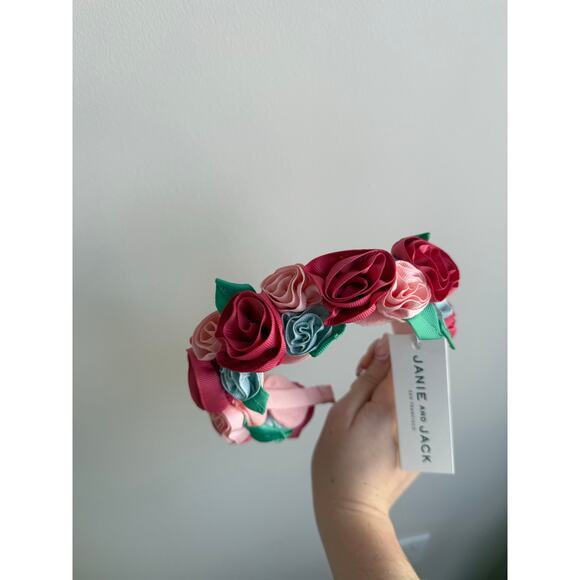 NWT Girls Rose Headband - Picture 4 of 6